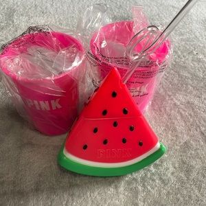 Victoria’s Secret PINK drink cups and accessories New